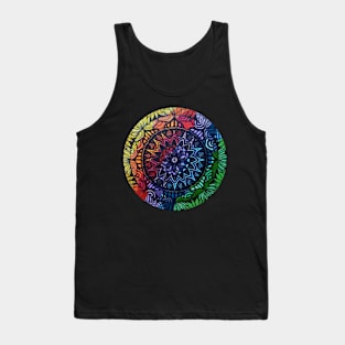 Rainbow Mandala Tank Top